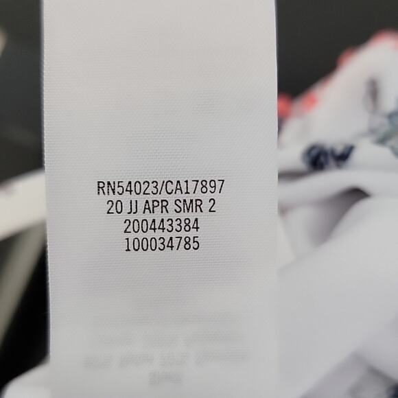 Janie and Jack Ruffled Floral Print White and Pink One Piece‎ Swimsuit Baby 3-6M - Picture 10 of 10